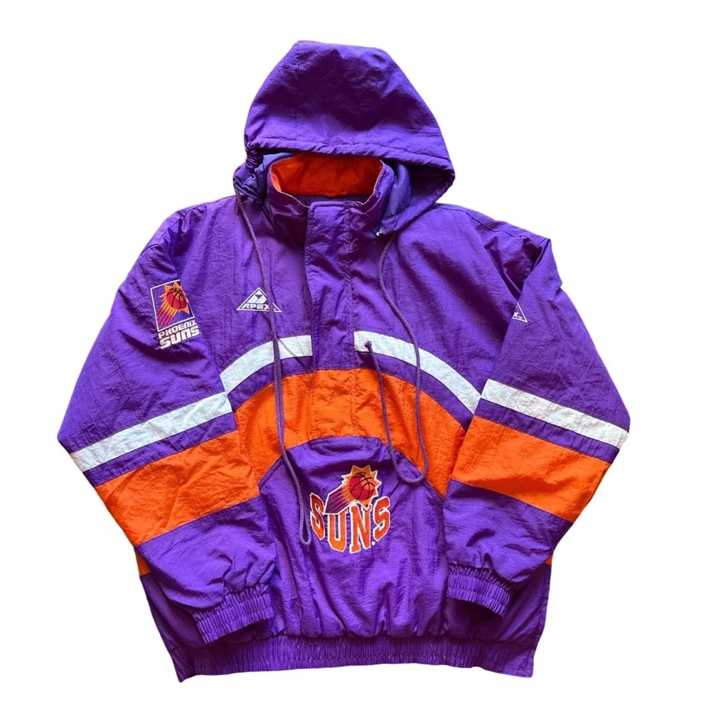 Vintage 90's Phoenix Suns NBA Apex One Puffer Jacket Size Large